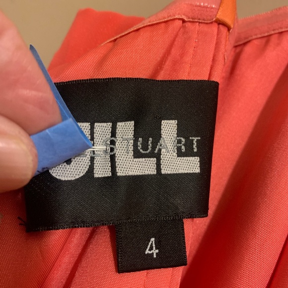 Jill Jill Stuart Pink Strapless Chiffon Gown - Picture 3 of 5